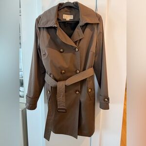 Michael Kors 3 Season Brown trench coat size L